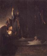 REMBRANDT Harmenszoon van Rijn The Raising of Lazarus painting